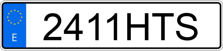 Numer rejestracyjny 2411HTS posiada OPEL CORSA