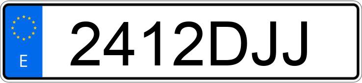 Numer rejestracyjny 2412DJJ posiada MINI MINI