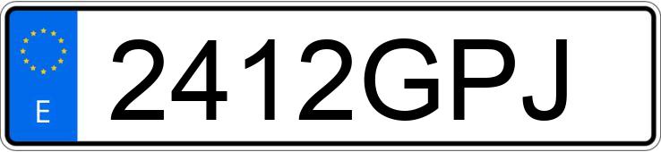 Numer rejestracyjny 2412GPJ posiada KIA CARENS Numer rejestracyjny 2412GPJ posiada KIA CARENS