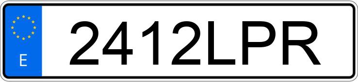 Numer rejestracyjny 2412LPR posiada KIA STONIC