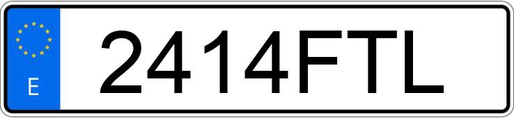 Numer rejestracyjny 2414FTL posiada FIAT SCUDO Numer rejestracyjny 2414FTL posiada FIAT SCUDO