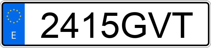 Numer rejestracyjny 2415GVT posiada PEUGEOT 5008