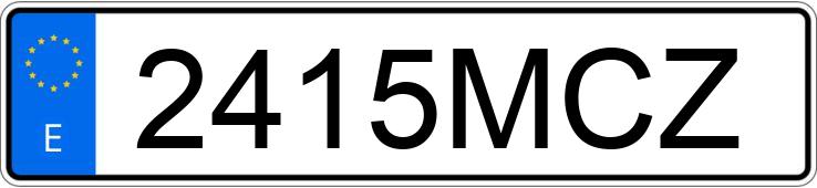 Numer rejestracyjny 2415MCZ posiada BMW SERIE 3 Numer rejestracyjny 2415MCZ posiada BMW SERIE 3