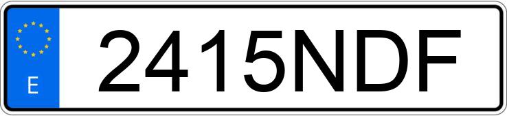 Numer rejestracyjny 2415NDF posiada IVECO X-WAY