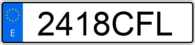 Numer rejestracyjny 2418CFL posiada SAAB 9-5 Numer rejestracyjny 2418CFL posiada SAAB 9-5