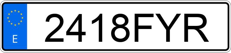 Numer rejestracyjny 2418FYR posiada NISSAN MICRA Numer rejestracyjny 2418FYR posiada NISSAN MICRA