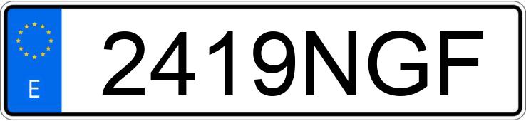 Numer rejestracyjny 2419NGF posiada BMW X3 Numer rejestracyjny 2419NGF posiada BMW X3