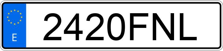 Numer rejestracyjny 2420FNL posiada AUDI A6 Numer rejestracyjny 2420FNL posiada AUDI A6