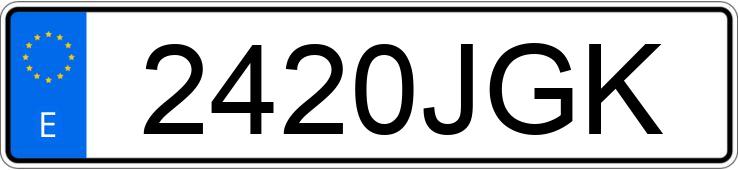 Numer rejestracyjny 2420JGK posiada MAZDA MAZDA3 Numer rejestracyjny 2420JGK posiada MAZDA MAZDA3