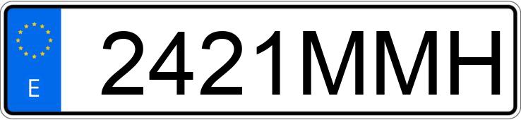 Numer rejestracyjny 2421MMH posiada LAND ROVER RANGE ROVER SPORT