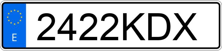 Numer rejestracyjny 2422KDX posiada CITROEN SPACETOURER Numer rejestracyjny 2422KDX posiada CITROEN SPACETOURER