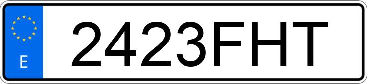 Numer rejestracyjny 2423FHT posiada AUDI A4