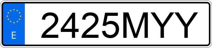 Numer rejestracyjny 2425MYY posiada CUPRA FORMENTOR 1.5ETSI 150 DSG