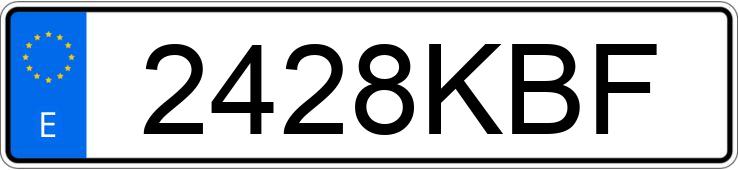 Numer rejestracyjny 2428KBF posiada RENAULT CLIO