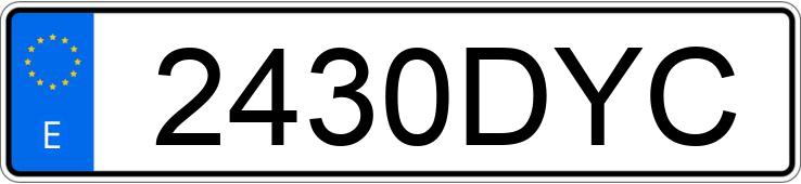 Numer rejestracyjny 2430DYC posiada LEXUS IS 250 SPORT MULTIMEDIA