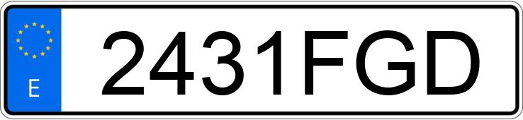 Numer rejestracyjny 2431FGD posiada MERCEDES S (220-221)