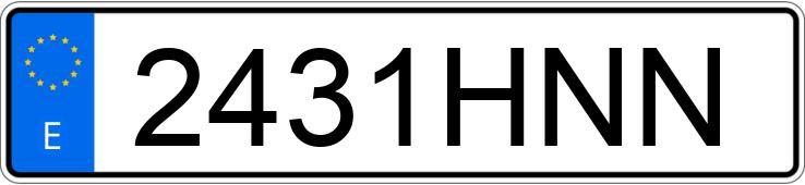 Numer rejestracyjny 2431HNN posiada AUDI A8