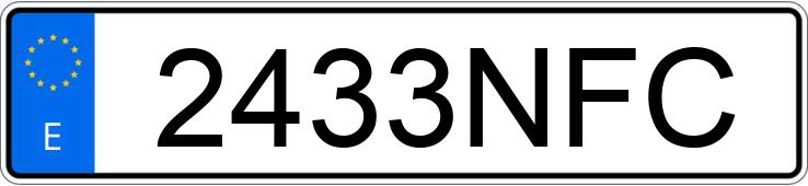 Numer rejestracyjny 2433NFC posiada VOLKSWAGEN TAIGO Numer rejestracyjny 2433NFC posiada VOLKSWAGEN TAIGO