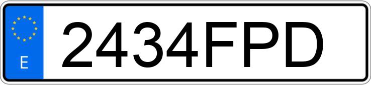 Numer rejestracyjny 2434FPD posiada ALFA ROMEO 159 Numer rejestracyjny 2434FPD posiada ALFA ROMEO 159