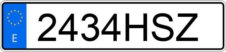 Numer rejestracyjny 2434HSZ posiada FORD FOCUS Numer rejestracyjny 2434HSZ posiada FORD FOCUS