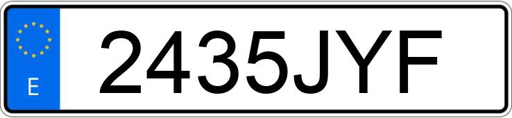 Numer rejestracyjny 2435JYF posiada SEAT LEON