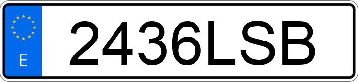 Numer rejestracyjny 2436LSB posiada BMW X4 Numer rejestracyjny 2436LSB posiada BMW X4