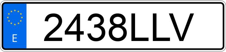 Numer rejestracyjny 2438LLV posiada KIA XCEED