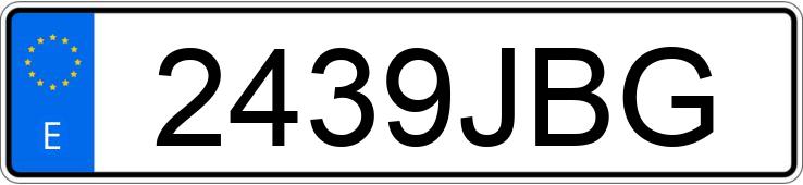 Numer rejestracyjny 2439JBG posiada PEUGEOT 3008