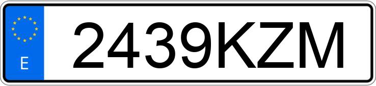 Numer rejestracyjny 2439KZM posiada RENAULT KANGOO Numer rejestracyjny 2439KZM posiada RENAULT KANGOO