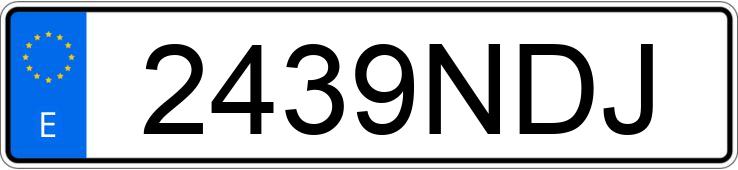 Numer rejestracyjny 2439NDJ posiada SSANGYONG/KGM TORRES