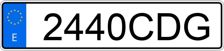 Numer rejestracyjny 2440CDG posiada DAF 1.700 Numer rejestracyjny 2440CDG posiada DAF 1.700