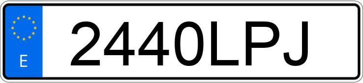 Numer rejestracyjny 2440LPJ posiada RENAULT TRAFIC Numer rejestracyjny 2440LPJ posiada RENAULT TRAFIC