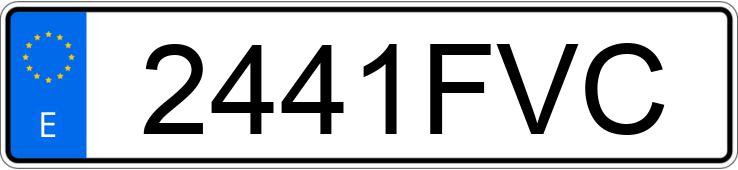 Numer rejestracyjny 2441FVC posiada AUDI TT