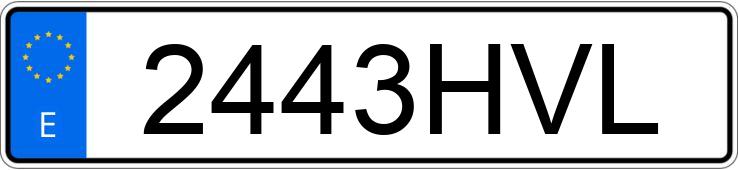 Pirat drogowy w pojeździe o numerach rejestracyjnych 2443HVL