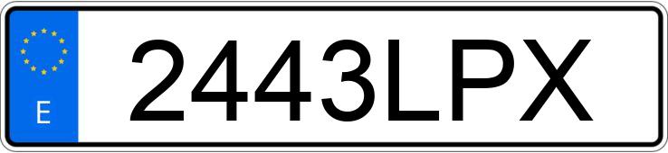 Numer rejestracyjny 2443LPX posiada GMC YUKON