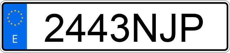 Numer rejestracyjny 2443NJP posiada RENAULT CAPTUR