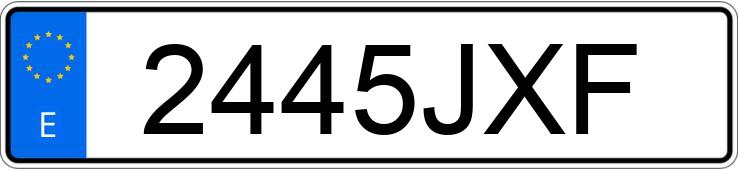 Numer rejestracyjny 2445JXF posiada MAZDA CX-3