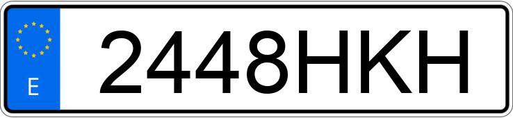 Numer rejestracyjny 2448HKH posiada CHEVROLET-GM AVEO