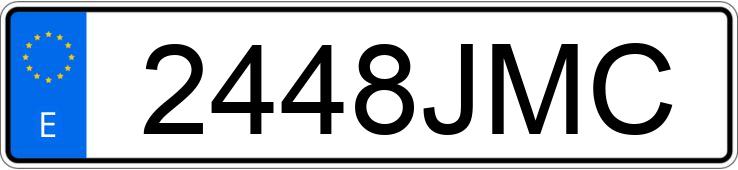 Numer rejestracyjny 2448JMC posiada CITROEN C4 PICASSO 5PZ