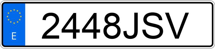 Numer rejestracyjny 2448JSV posiada CITROEN C-ELYSEE