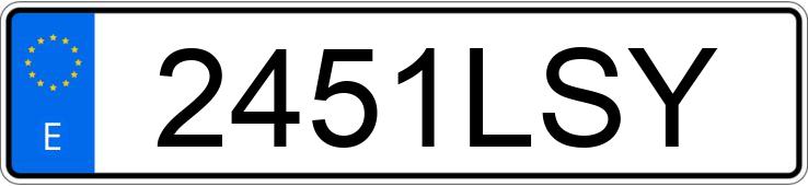 Numer rejestracyjny 2451LSY posiada MERCEDES CLA (117) Numer rejestracyjny 2451LSY posiada MERCEDES CLA (117)