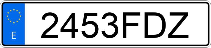 Numer rejestracyjny 2453FDZ posiada SEAT LEON Numer rejestracyjny 2453FDZ posiada SEAT LEON