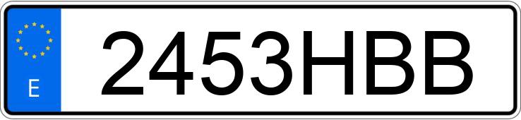 Numer rejestracyjny 2453HBB posiada RENAULT MEGANE SPORT TOURER