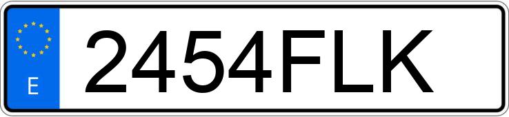 Numer rejestracyjny 2454FLK posiada OPEL ASTRA GTC