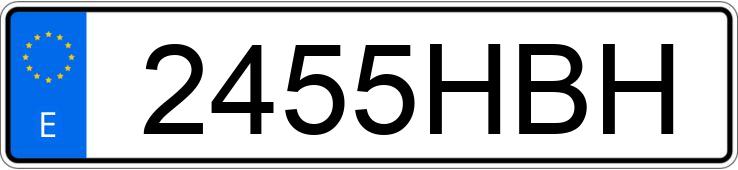 Numer rejestracyjny 2455HBH posiada CHEVROLET-GM AVEO