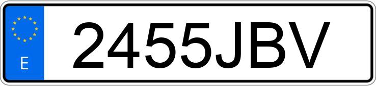 Numer rejestracyjny 2455JBV posiada DACIA DOKKER