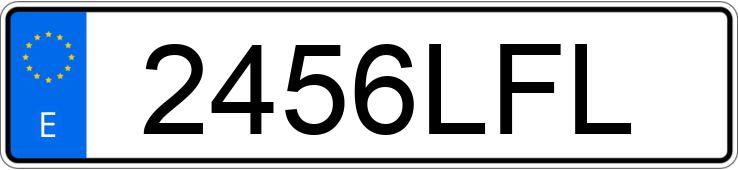 Numer rejestracyjny 2456LFL posiada SKODA FABIA