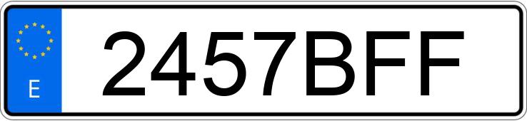 Numer rejestracyjny 2457BFF posiada DAEWOO MATIZ Numer rejestracyjny 2457BFF posiada DAEWOO MATIZ