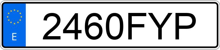 Numer rejestracyjny 2460FYP posiada VOLKSWAGEN POLO Numer rejestracyjny 2460FYP posiada VOLKSWAGEN POLO