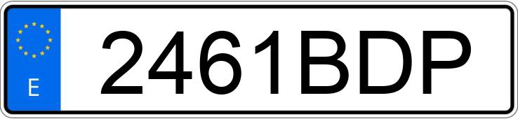 Numer rejestracyjny 2461BDP posiada VOLKSWAGEN POLO